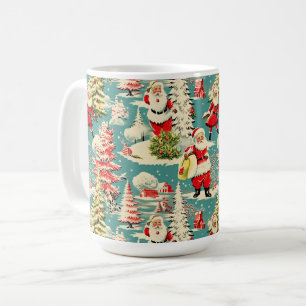 Mug Retro Père Noël Wonderland 2