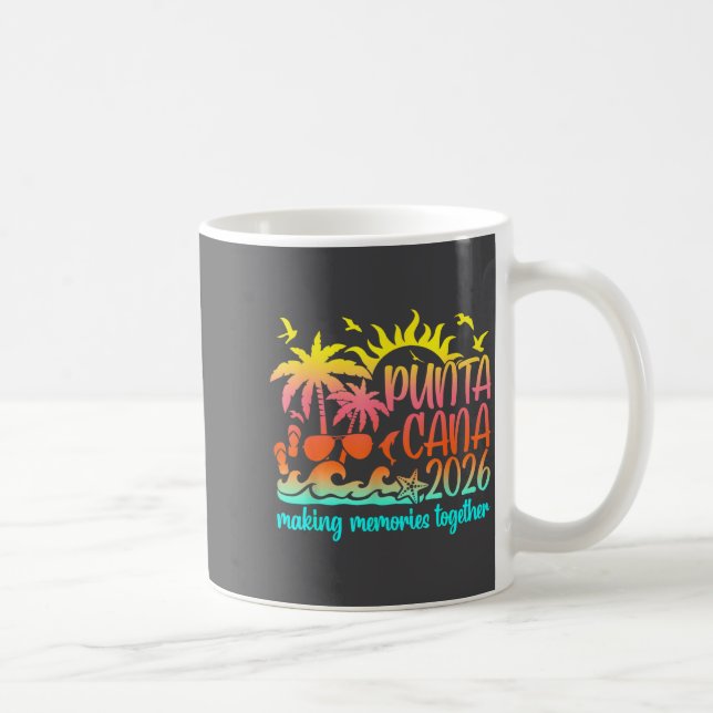 Mug Retro Punta Vacation Cana Making Memories Together (Droite)