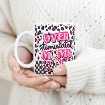 Rétro sur stimulé Moms Club 3D gonflé Puffy