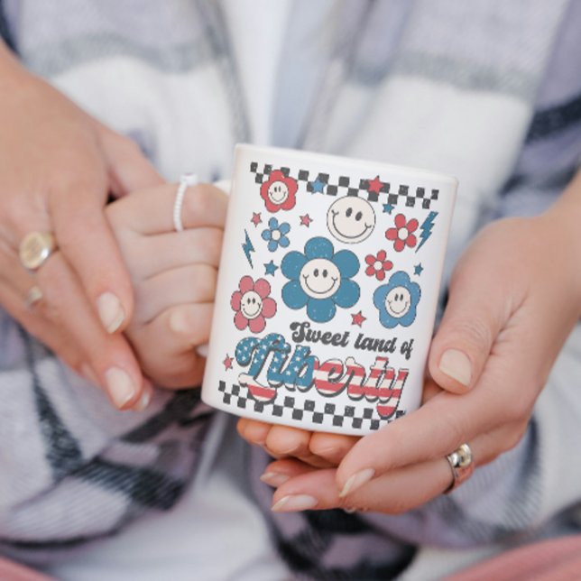 Mug Retro Sweet Land of Liberty Baby's 4 juillet (Créateur téléchargé)