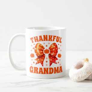 Mug Retro Thanksgiving Grand-mère Coquette Bow