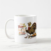 Retro Thanksgiving Turquie sécurité - Donner un me