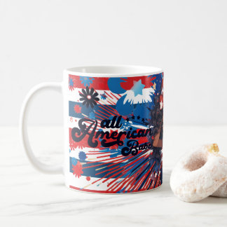 Mug Rétro Toutes Les Bébés Américaines 4 juillet Fille