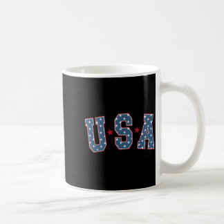 Mug Retro USA Star 4 juillet Fête Patriotique de l'Ind