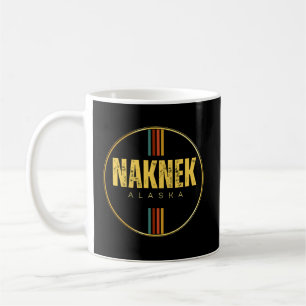Mug Retro Vintage Naknek Place Alask Etat les années 7