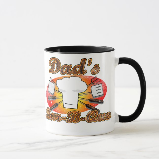Mug Rétro wagon-restaurant, la Barre-b-Que du papa (Droite)