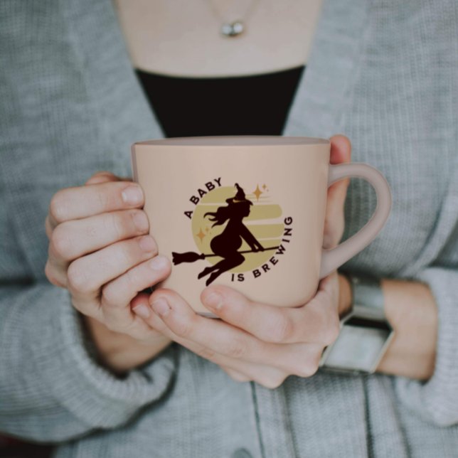 Mug Retro Witch Baby brasse Baby shower cadeau (Créateur téléchargé)