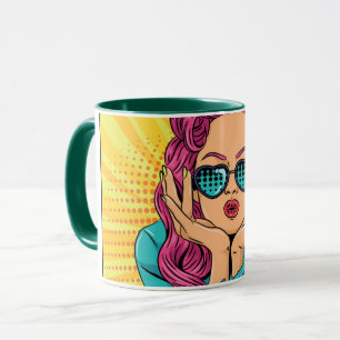 Mug Retro woman
