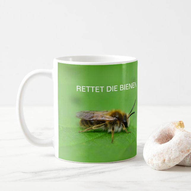 Mug Rettet die Bienen (Avec donut)