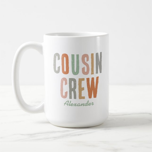 Mug Réunion de la famille Boho de l'équipage du cousin (Gauche)