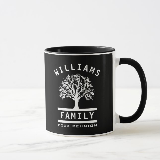 Mug Réunion en famille Vacances d'été Route Trip Tree (Droite)