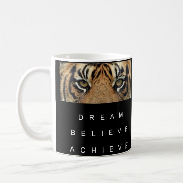 Mug Réussite motivationnelle Obtenir une soumission mo (Gauche)