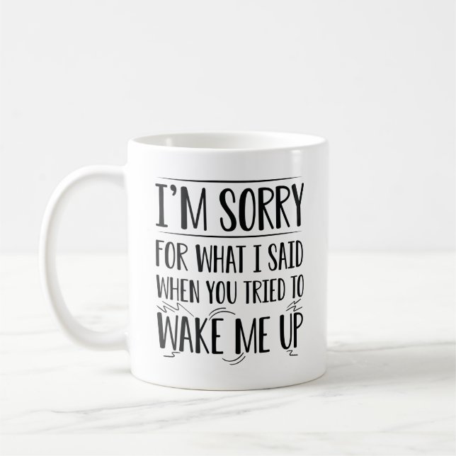 Mug Réveille-moi (Gauche)