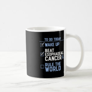 Mug Réveillez-vous vaincre le cancer de l'oesophage Ré