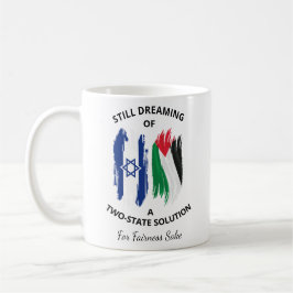 Mug Rêver Toujours D'Une Solution À Deux États