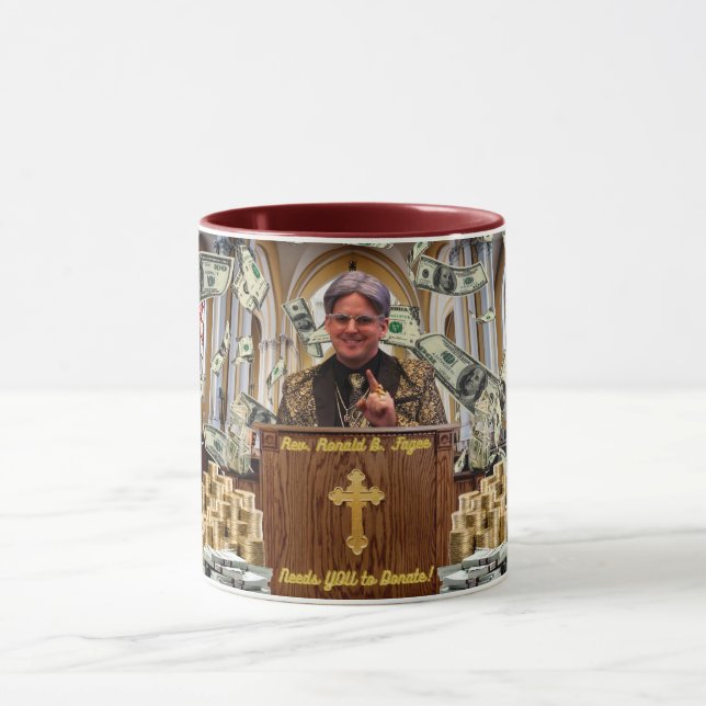 Mug Révérend Fagee a besoin de toi !Mug (Centre)