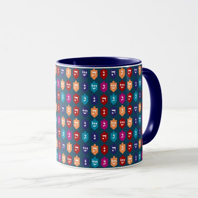 Mug Rêves colorés : la fête juive d'Hanoukka (Devant droit)