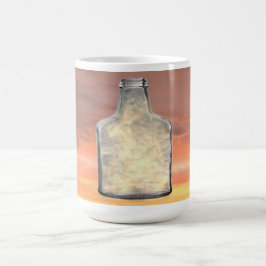 Mug Rêves dans une bouteille sur une