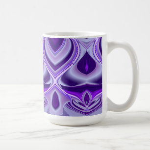 Mug Rêves de fleurs violettes, Imaginaire Abstrait Rai