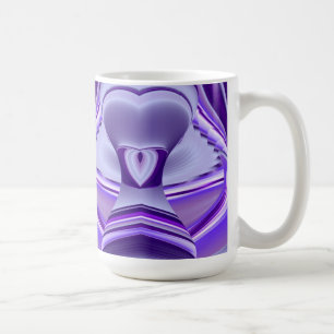 Mug Rêves de fleurs violettes, Imaginaire Abstrait Rai