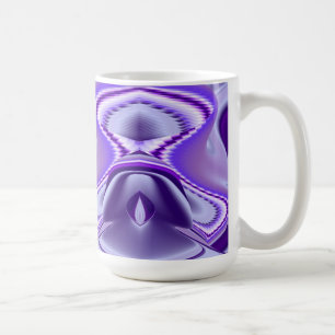 Mug Rêves de fleurs violettes, Imaginaire Abstrait Rai