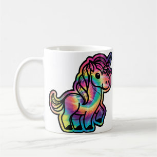 Mug Rêves Tie-Dye : La Licorne Vibrante
