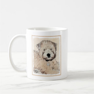 Mug Revêtu doux Roue Peinture Terrier Art original