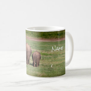 Mug Revue des éléphants Miroir Musique personnalisé