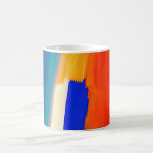 Mug "Rhapsodie de framboise" Art abstrait