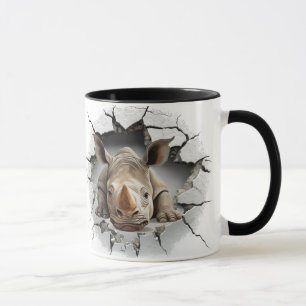 Mug Rhino sortant de la grotte