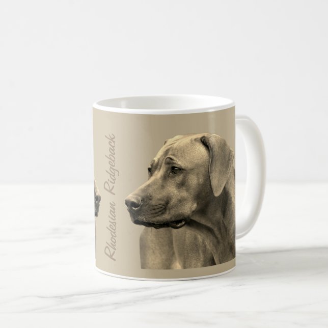 Mug Rhodesian Ridgeback Koffie Mok (Devant droit)