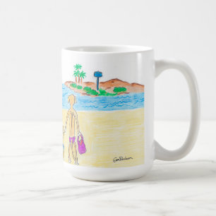 Mug Rhodesian Ridgebacks vont à la plage