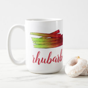 Mug Rhubarb culinaire Stalks Légumes Jardin Alimentati