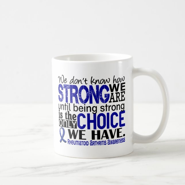 Mug Rhumatisme articulaire comme nous forts sommes (Droite)