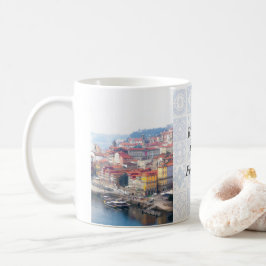 Mug Ribeira et Douro. Porto, Portugal.