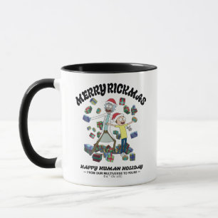 Mug Rick et Morty Joyeux Rickmas présents