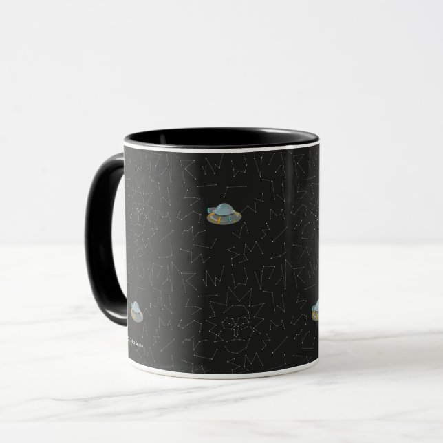 Mug RICK ET MORTY™| Motif Rick Constellation (Devant gauche)