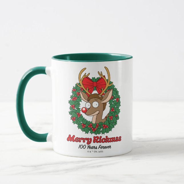 Mug Rick et Morty | Reindeer Morty Merry Rickmas (Gauche)