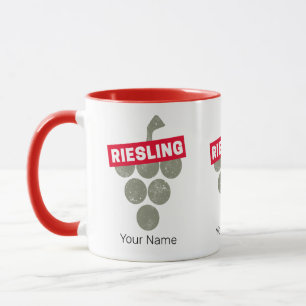 Mug Riesling Vine Vin Vin Vintage Boisson Design de ra