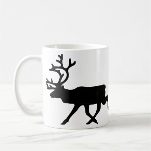 Mug Rinder noir / Silhouette caribou