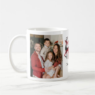 Mug Rinder plaid avec traîneau Joyeux Noël Photo