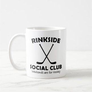Mug Rinkside Social Club Fête des Mères Cadeau Hockey