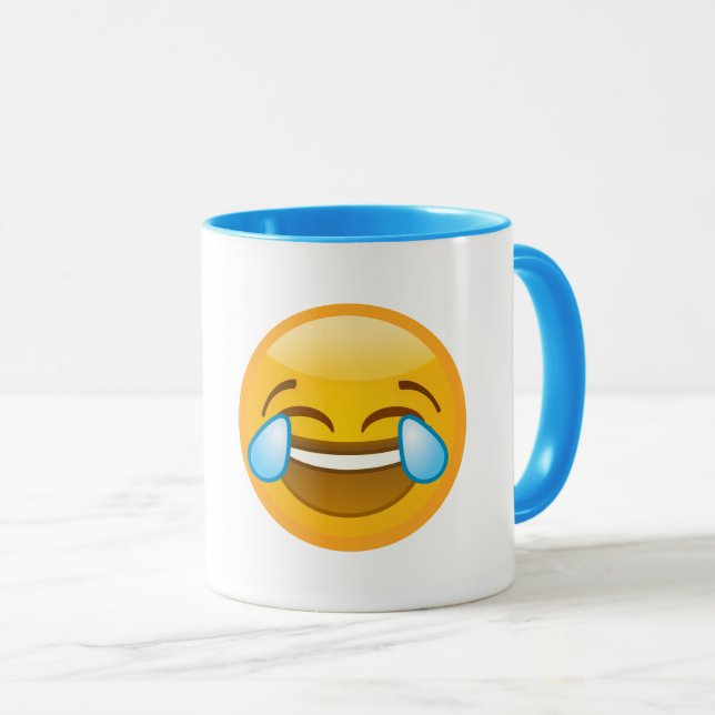 Mug Rire Emoji (Devant droit)
