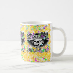 Mug Rire Skeleton Woman à Bonnet