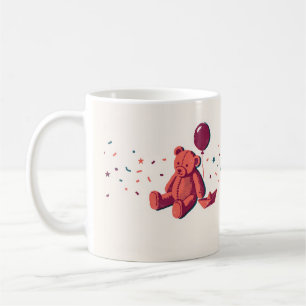 Mug risographe Teddy Bear Balloon