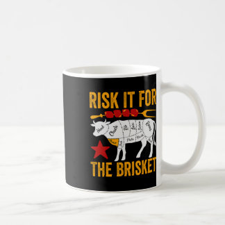Mug Risquer tout pour le Brisket Funny Bbq Smoking Par