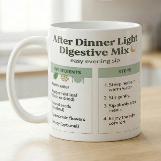 Mug Rituel de thé nocturne après le dîner