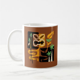 Mug Rituels tribaux anciens : Homme avec feu et oreill