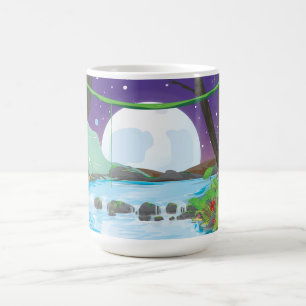 Mug Rivière de la forêt tropicale