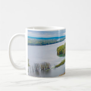 Mug Rivière Mississippir et falaises en bois